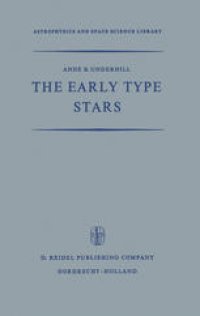 cover of the book The Early Type Stars