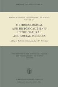 cover of the book Methodological and Historical Essays in the Natural and Social Sciences