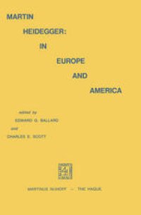 cover of the book Martin Heidegger: In Europe and America