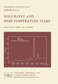 cover of the book Wolf-Rayet and High-Temperature Stars