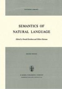 cover of the book Semantics of Natural Language