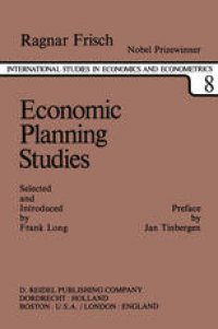 cover of the book Economic Planning Studies: A Collection of Essays