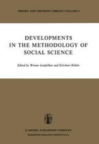 cover of the book Developments in the Methodology of Social Science