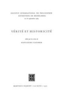 cover of the book Truth and Historicity / Vérité et Historicité