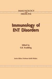 cover of the book Immunology of ENT Disorders