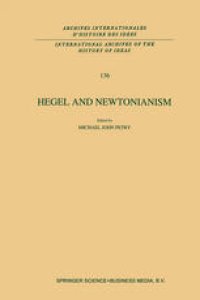 cover of the book Hegel and Newtonianism