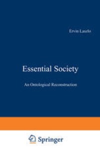 cover of the book Essential Society: An Ontological Reconstruction