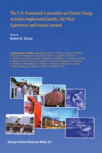 cover of the book The U.N. Framework Convention on Climate Change Activities Implemented Jointly (AIJ) Pilot: Experiences and Lessons Learned