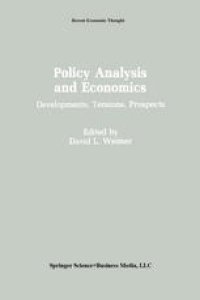 cover of the book Policy Analysis and Economics: Developments, Tensions, Prospects