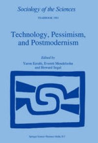 cover of the book Technology, Pessimism, and Postmodernism