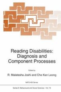 cover of the book Reading Disabilities: Diagnosis and Component Processes