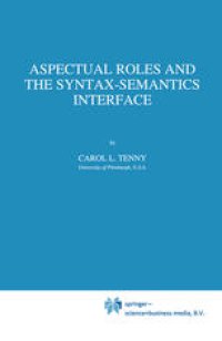 cover of the book Aspectual Roles and the Syntax-Semantics Interface