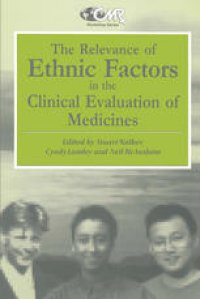 cover of the book The Relevance of Ethnic Factors in the Clinical Evaluation of Medicines: Proceedings of a Workshop held at The Medical Society of London, UK, 7th and 8th July, 1993