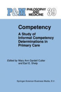 cover of the book Competency: A Study of Informal Competency Determinations in Primary Care