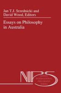 cover of the book Essays on Philosophy in Australia