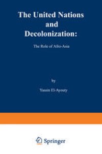 cover of the book The United Nations and Decolonization: The Role of Afro — Asia