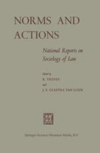 cover of the book Norms and Actions: National Reports on Sociology of Law