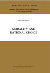 cover of the book Morality and Rational Choice