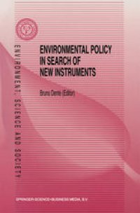 cover of the book Environmental Policy in Search of New Instruments