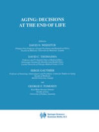 cover of the book Aging: Decisions at the End of Life