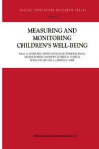 cover of the book Measuring and Monitoring Children’s Well-Being