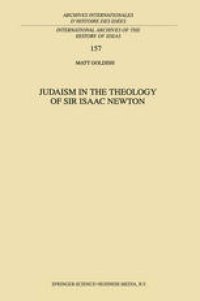 cover of the book Judaism in the Theology of Sir Isaac Newton