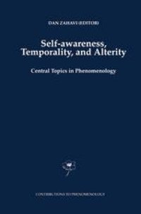 cover of the book Self-Awareness, Temporality, and Alterity: Central Topics in Phenomenology