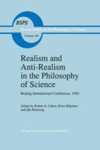 cover of the book Realism and Anti-Realism in the Philosophy of Science: Beijing International Conference, 1992