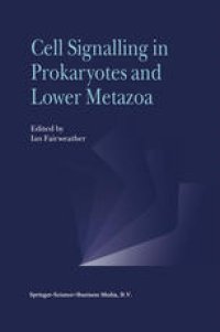 cover of the book Cell Signalling in Prokaryotes and Lower Metazoa