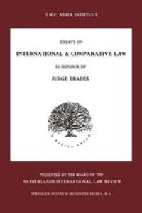 cover of the book Essays on International & Comparative Law