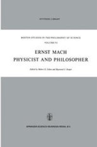 cover of the book Ernst Mach: Physicist and Philosopher