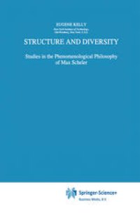 cover of the book Structure and Diversity: Studies in the Phenomenological Philosophy of Max Scheler