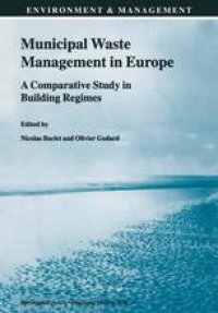 cover of the book Municipal Waste Management in Europe: A Comparative Study in Building Regimes