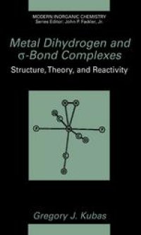 cover of the book Metal Dihydrogen and σ-Bond Complexes: Structure Theory and Reactivity