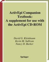 cover of the book ActivEpi Companion Textbook: A supplement for use with the ActivEpi CD-ROM