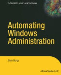 cover of the book Automating Windows Administration