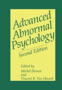 cover of the book Advanced Abnormal Psychology