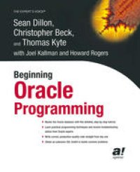 cover of the book Beginning Oracle Programming