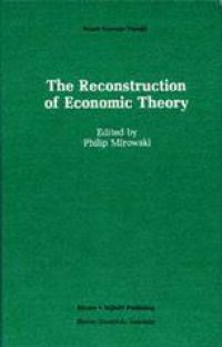 cover of the book The Reconstruction of Economic Theory