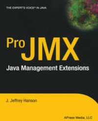 cover of the book Pro JMX: Java Management Extensions