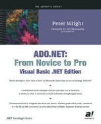 cover of the book ADO.NET: From Novice to Pro, Visual Basic .NET Edition