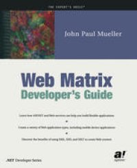 cover of the book Web Matrix Developer’s Guide