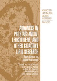 cover of the book Advances in Prostaglandin, Leukotriene, and other Bioactive Lipid Research: Basic Science and Clinical Applications