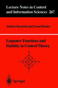 cover of the book Liapunov functions and stability in control theory