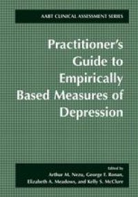 cover of the book Practitioner’s Guide to Empirically Based Measures of Depression