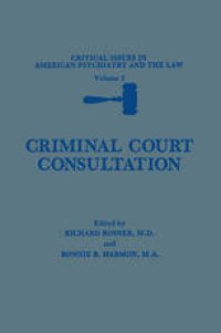 cover of the book Criminal Court Consultation