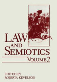 cover of the book Law and Semiotics: Volume 2