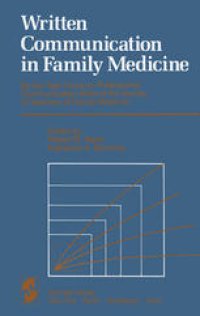 cover of the book Written Communication in Family Medicine: By the Task Force on Professional Communication Skills of the Society of Teachers of Family Medicine