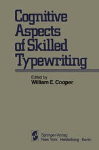 cover of the book Cognitive Aspects of Skilled Typewriting