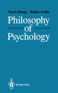 cover of the book Philosophy of Psychology